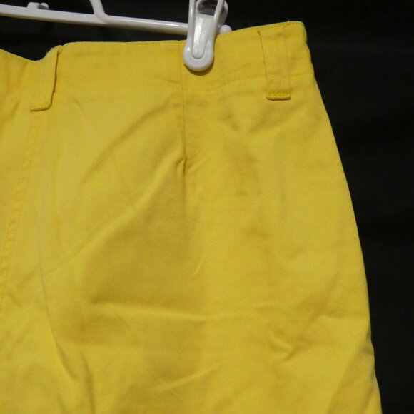 JONES NEW YORK SPORT | size 10 | Classic Yellow Denim Summer Shorts | Cotton - Picture 11 of 14